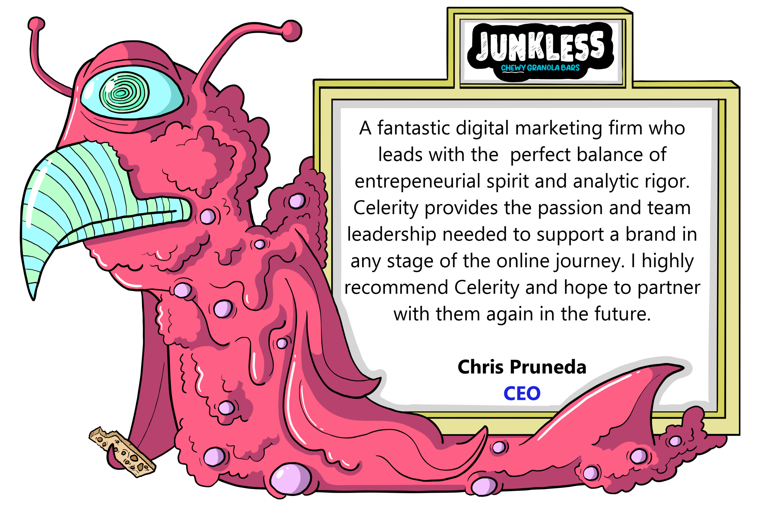 Junkless testimonial from Chris Pruneda, CEO
